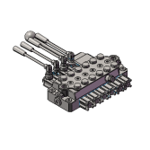 Log clamp & feed control valve